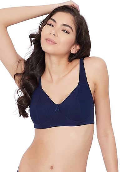 Clovia SoftTouch Women's Cotton Non-Padded Wire-Free Full Coverage Everyday Bra